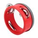 thumbnail image 5 of Pandereta de madera con cascabeles, tambor de mano, instrumento musical de percusión educativo para niños, 4 pulgadas, color rojo, 5 of 14