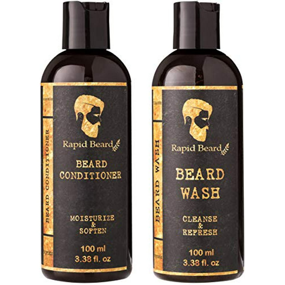 Beard Shampoo and Beard Conditioner Wash & Growth kit for Men Care