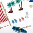 thumbnail image 3 of 1:12 Escala Miniaturas Silla De Playa Sombrilla Conjunto Modelo Accesorios Sunnimix Casa de muñecas en miniatura de playa, 3 of 4