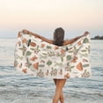 thumbnail image 5 of KLL Forest Mushrooms Insects Microfiber Beach Towel Fast Drying,Extra Large 27.5"x55" Sand Free Beach Towel Super Lightweight Towels, 5 of 5