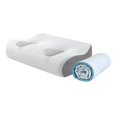 thumbnail image 1 of Almohada para los oídos con agujeros, almohada para perforar las orejas, almohada de soporte para el cuello para tapones para los oídos y Gris, 1 of 9