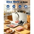 Fast Machine Lock Meat Slicer Machine for Home, 200W Electric 7.5