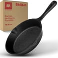 thumbnail image 1 of Ultrachef Sartén de Hierro Fundido con Mango Largo, Previamente Curado, Cast-Iron Skillet, 6.5 (15.5cm), Negro, 1 of 8