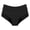 black, variant on 3 Layers Menstrual Panties Absorption Maternity Physiological Incontinence Breathable Briefs Waterproof Period Women Underwear