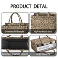 thumbnail image 4 of Large Capacity Tote Bag,Brown and Black Leopard Print Handbag Fashion Luxury Tote Bag,15.7"x13"x 5.1" Inches,Laptop Compatible, 4 of 6