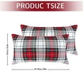 thumbnail image 3 of Valentine'S Day Gift Thatch Home Plaid by Levtex Home Plaid Quilted Sham (Pack Of 2) (36X20In.) Reversible Cotton/Poly, 3 of 9