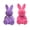 2Pcs Easter Flocked Decorations Under $5 A1, variant on Easter Flocked Decorations, Yrmaups Easter Flocked Decorations, Festive Scene Arrangement Set with Flocked Bunny Figures, Spring and Holiday Party Decor for Indoor Tabletop, Mantel, Wall and Room