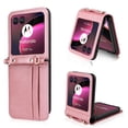 thumbnail image 3 of for Motorola Moto Razr 2024 Case Wallet with Card Holder for Women Moto Razr 50 Ultra Case with Detachable Crossbody Lanyard Shockproof Protective Case, 3 of 9