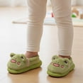 thumbnail image 2 of LIIPEE Kids Cartoon Slippers For Girls And Boys Cute Non- Flat Bottom Slipper Booties Fall Winter Warm Fuzzy Comfortable House Shoes,9-10 Years, 2 of 6