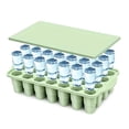 thumbnail image 1 of Bandejas de silicona for cubitos de hielo con tapas, 28 mini moldes for hielo for tazas más frías, perfectos for enfriar bebidas, cócteles, cerveza y café, 1 of 4