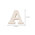 thumbnail image 2 of 1 Set of Creative English Letters Number Designed Wood Chips DIY Crafts Wood Slices, 2 of 8