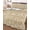 Tan, White, Brown, variant on Full Size Quilt Bedding Set, Botanical Rose Bud Reversible Summer Quilt 3 Pieces, Vintage Tan Brown Floral Leaves Farmhouse Lightweight Bedspreads Coverlets with 2 Pillow Shams for All Seasons