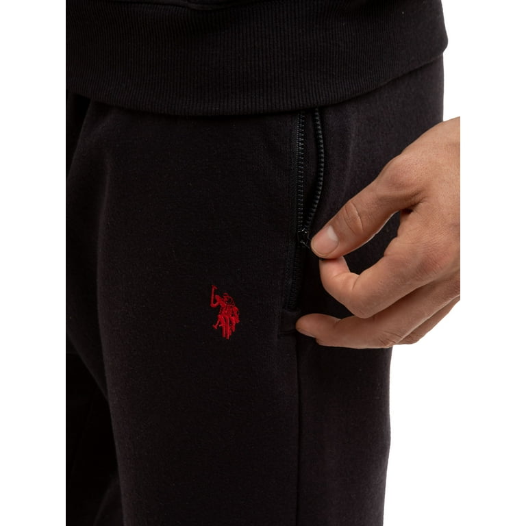 Polo Joggers Black And Red Polo Sweatpants Red Mens Polo Sweatsuit