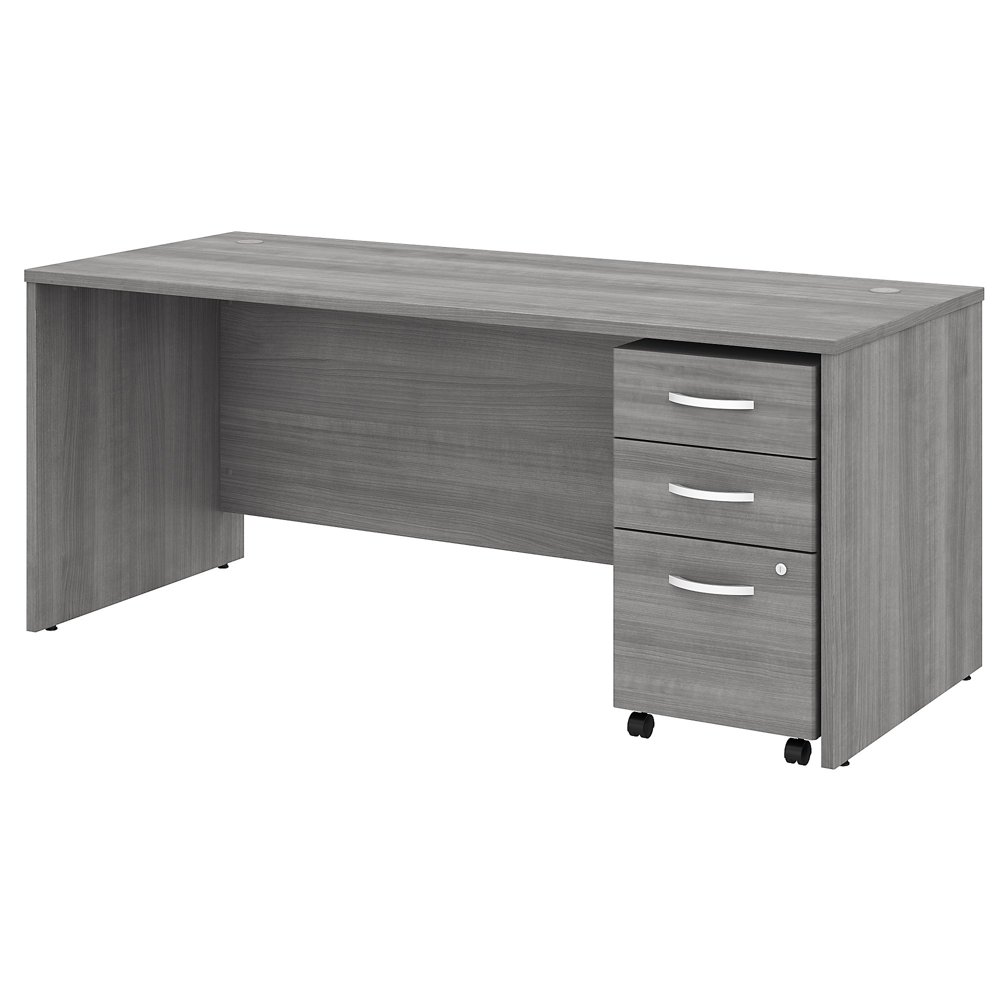 STC013PGSU Bush Business Furniture Studio C 72W x 30D Office Desk with