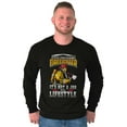 thumbnail image 5 of Volunteer Firefighter Lifestyle Fire Men's Long Sleeve Tee T Shirt Brisco Brands X, 5 of 6