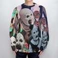 thumbnail image 4 of Terrifier Unisex Sweater Long Sleeve Fall Casual Crewneck Tops Pullover Active Streetwear Fashion Sweatshirt S, 4 of 6