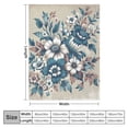 thumbnail image 4 of COMIO Floral Throw Blanket Spring Blankets and Throws Boho Western Decor Cotton Woven Couch Cover Blanket for Sofa Living Room Beach Travel Outdoor (Yellow Flower), 4 of 6