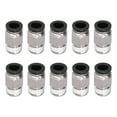 thumbnail image 4 of Pneumatic Quick Plug Connector,Externally Pneumatic Quick Plug Male Thread Straight Through Quick Plug Connector Pneumatic Nickel Plated Copper Quick Connector Superior Craftsmanship, 4 of 14
