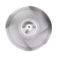 thumbnail image 3 of Platillo de práctica de bajo volumen, platillo silencioso, resistente, ligero, platillo silencioso para práctica de baterista para principiantes 16 pulgadas, 3 of 8