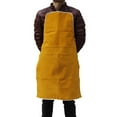 thumbnail image 4 of figatia Tablier de Soudage Unisexe & Gants - Cuir de Vache Résistant aux Flammes - Bavoir pour, 4 of 5
