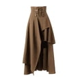 thumbnail image 2 of Ropa Medieval renacentista gótica Steampunk, disfraces de pirata Vikingo, vestido Vintage de Carnaval de Halloween, falda Maxi con dobladillo, 2 of 3