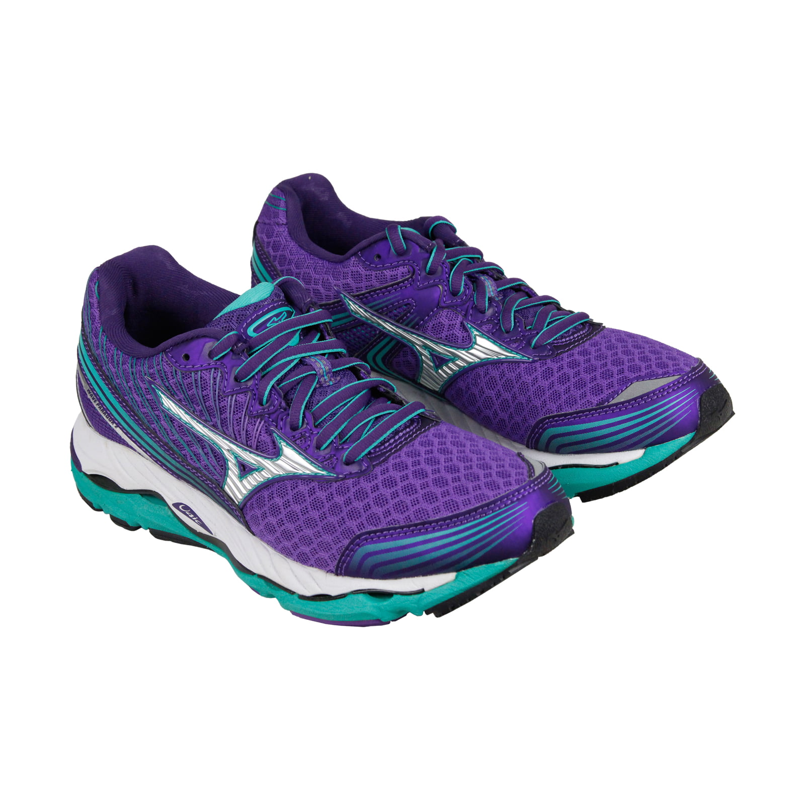 Mizuno Wave Paradox Womens Purple Mesh Athletic Lace Up Running Shoes ...