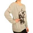 thumbnail image 2 of Elevenparis Womens Man Holding Flower Sweatshirt, Grey, Medium, 2 of 5