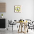 thumbnail image 4 of Stupell Industries Farmhouse Lemon & Bee Wreath Brown Floating Frame Canvas Art, 18 x 18, by Creatif Belle, 4 of 8