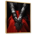 thumbnail image 2 of Designart "Sacrificial Love Religious Cross Portrait I" Christianism Floater Framed Wall Decor, 2 of 7