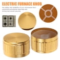 thumbnail image 3 of ELAYARD 2 Pcs Mechanical Knob Air Fryer Replacement For Stove Knob Golden Metal Suitable For Kitchen Use, 3 of 6