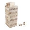 thumbnail image 1 of Bloque de madera Zulema apilamiento Torre de madera Bloques de construcción multicolor, 1 of 8