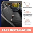 thumbnail image 3 of Car Dog Seat Cover Dog Car Hammock Back Seat Car Seat Protector Machine Washable Pet Car Travel A, 3 of 5