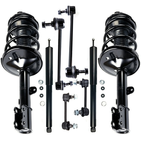 SCITOO Strut Shock for Toyota RAV4 2001-2005 Front Complete Struts Assembly Rear Shock Absorber Stabilizer Bar Link 8PCS