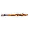 thumbnail image 3 of Juego de 6 Brocas avellanadoras hexagonales combinadas yuxing HSS Titanium M10 doradas, 3 of 5