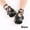 black, variant on Chen Yuming Unisex Fingerless Driving PU Leather Gloves Motor Cool Rivet Sexy Disco Dancing Rock and Roll Black Red White Punk Gloves