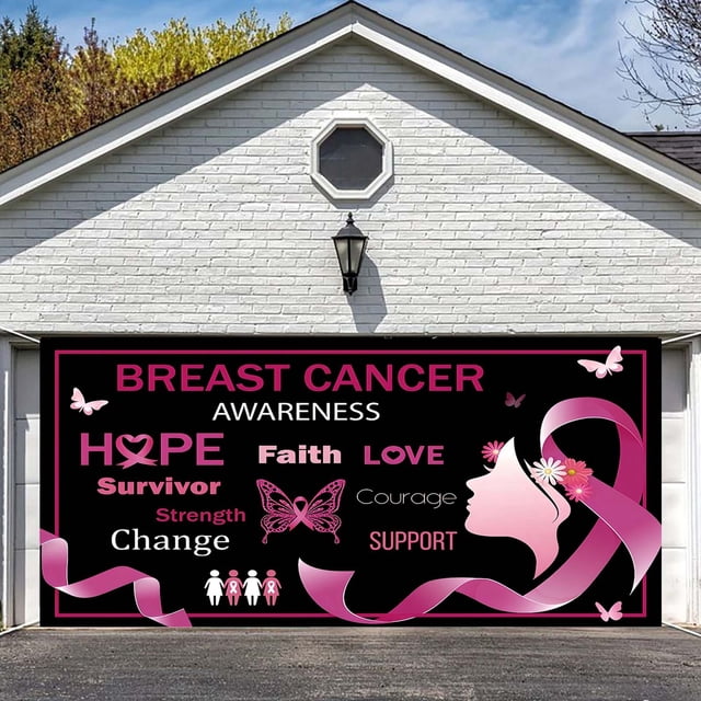 Cancer Awareness Photography Ribbon Banner for Support Events and Party Decorations