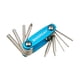 thumbnail image 3 of Kit de reparación de bicicletas, herramientas multiusos plegables para reparar bicicletas de adultos, regalos Azul, 3 of 8