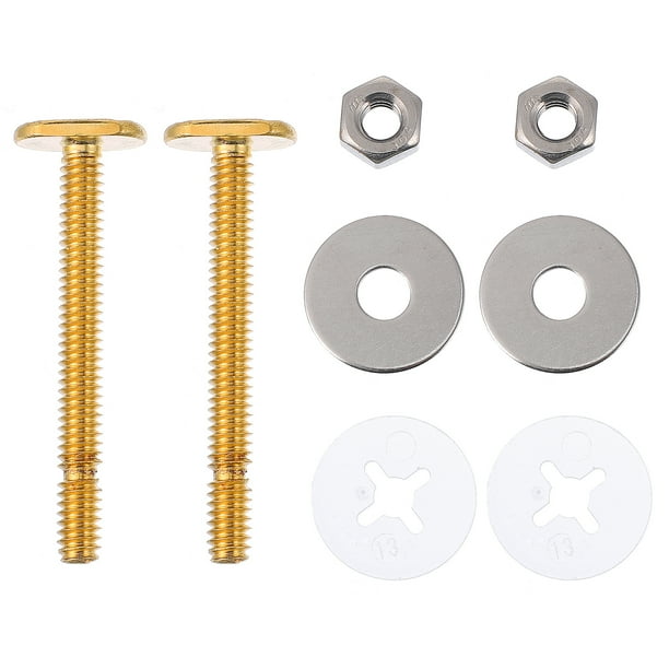 Hemoton Toilet Bolts Replacement Screws Screw Fixing Seats Hinges Heavy