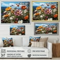 thumbnail image 4 of Designart "curious Wildflowers Bouquet" Floral Floater Framed Canvas Print, 4 of 7