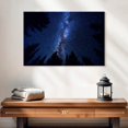 thumbnail image 2 of Elephant Stock Woodlands Milky Way Wall Art - Horizontal Canvas Wall Art - Living Room Wall Decor - Astronomy & Space Canvas - Blue And Purple Decor - 24" x 16", 2 of 8