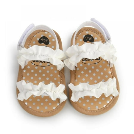 

Infant Baby Girl Shoes Summer Baby Sandals Toddler Kids Solid Color Shoes(0-18M)