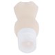 thumbnail image 5 of Botella de viaje portátil, botella de almacenamiento de silicona a prueba de fugas, contenedores de artículos de tocador recargables para champú, limpiador Facial, color beige, 5 of 14