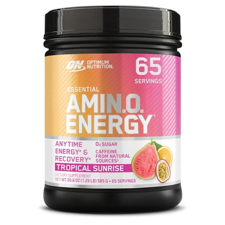 Optimum Nutrition Amino Energy, Tropical Sunrise, 65 srv
