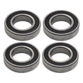 thumbnail image 1 of 4 Pcs Roulements de Roue de Vélo 1614-2Rs Roulement d'Axe de Bicyclette 9.53X28.58X9.53mm, 1 of 8