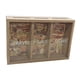 thumbnail image 4 of Alcancía de madera Colección de alcancías Decoración Montaje en pared Aprender a ahorrar dinero Tres cuadrículas, 4 of 9