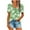 #50-Floral, variant on Rvkxad Cute Summer Tops for Women Dressy Casual V Neck Puff Short Sleeve Tops Loose Summer Floral Print T-shirt Smocked Elegant Shirts Tunic Gifts for Women S