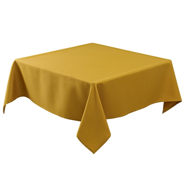 Mantel Biscaynebay, 229 x 229 cm, resistente al agua, color dorado