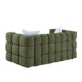thumbnail image 3 of Llinc Store Marshmallow Sofa 3 Seater Couches For Living Room Body Structure for Usa People Boucle Sofa Olive Green 84.3" Length ,35.83" Deepth, 3 of 6