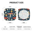 thumbnail image 5 of Cauagu Colorful Mushrooms for Dining Chair Seat Covers,Slipcovers Kitchen Chair Covers Upholstered Chair Seat Cushion Cover Chair Seat Protector-Six Piece, 5 of 7