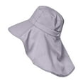 thumbnail image 1 of 1 chal de cornisa grande, sombrero protector solar, sombrero de pescador, sombrero de sol a la moda, sombrero de verano para exteriores con agujero para cola de caballo, 1 of 5
